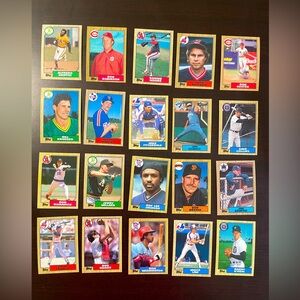 1987 Topps sets of 20 (multiple available)